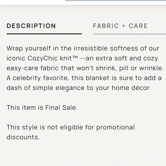 BAREFOOT DREAMS CozyChic® Blanket with Heathered Stripe - Picture 5 of 7